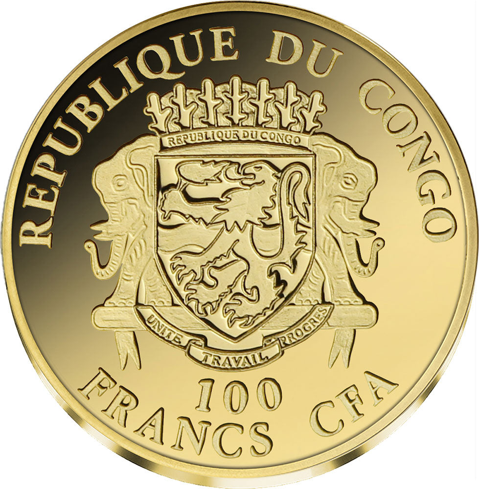 2023 Congo Mt. Everest First Ascent 70th Anniversary - 0.5 g Gold Coin