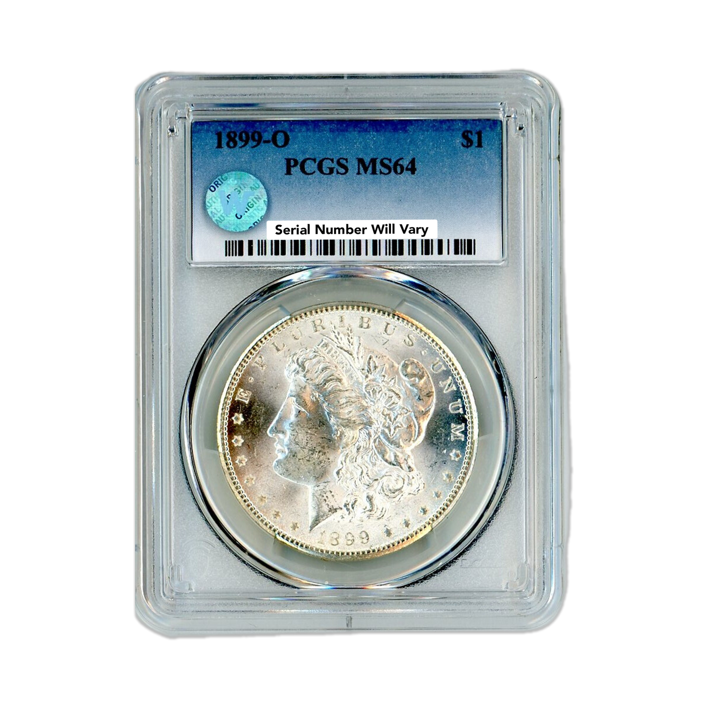 1899-O Morgan Silver Dollar New Orleans - PCGS MS64 Sight White - CoinsTV