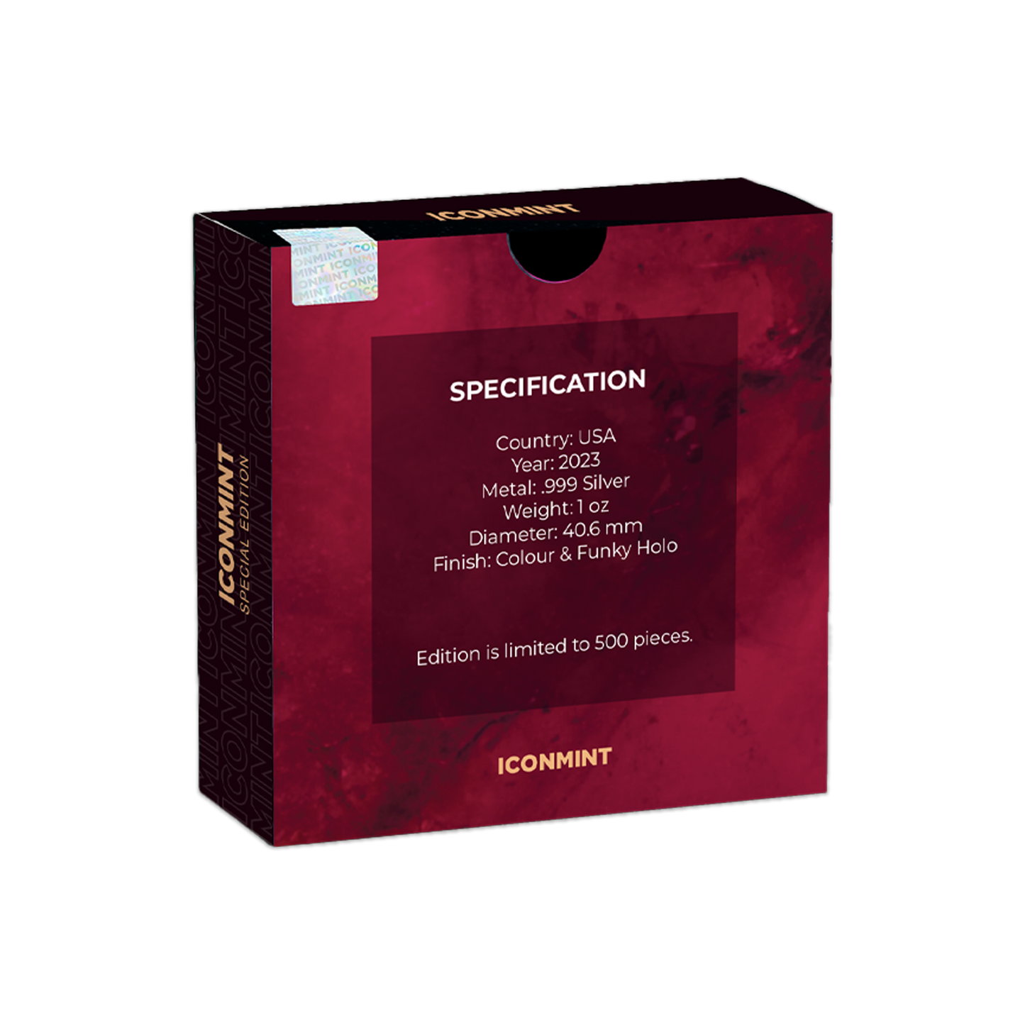 2023 Precious Gems Ruby Silver Eagle - Icon Mint