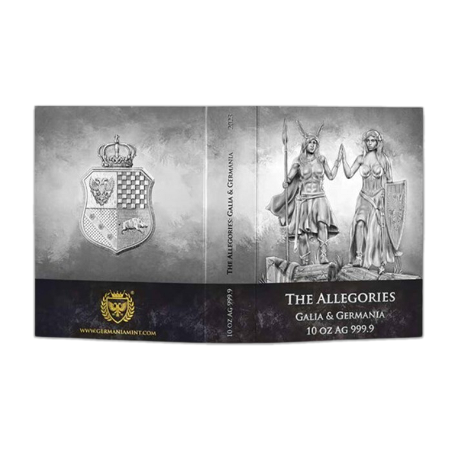 2023 10 oz Germania Allegories Galia & Germania Brilliant Uncirculated