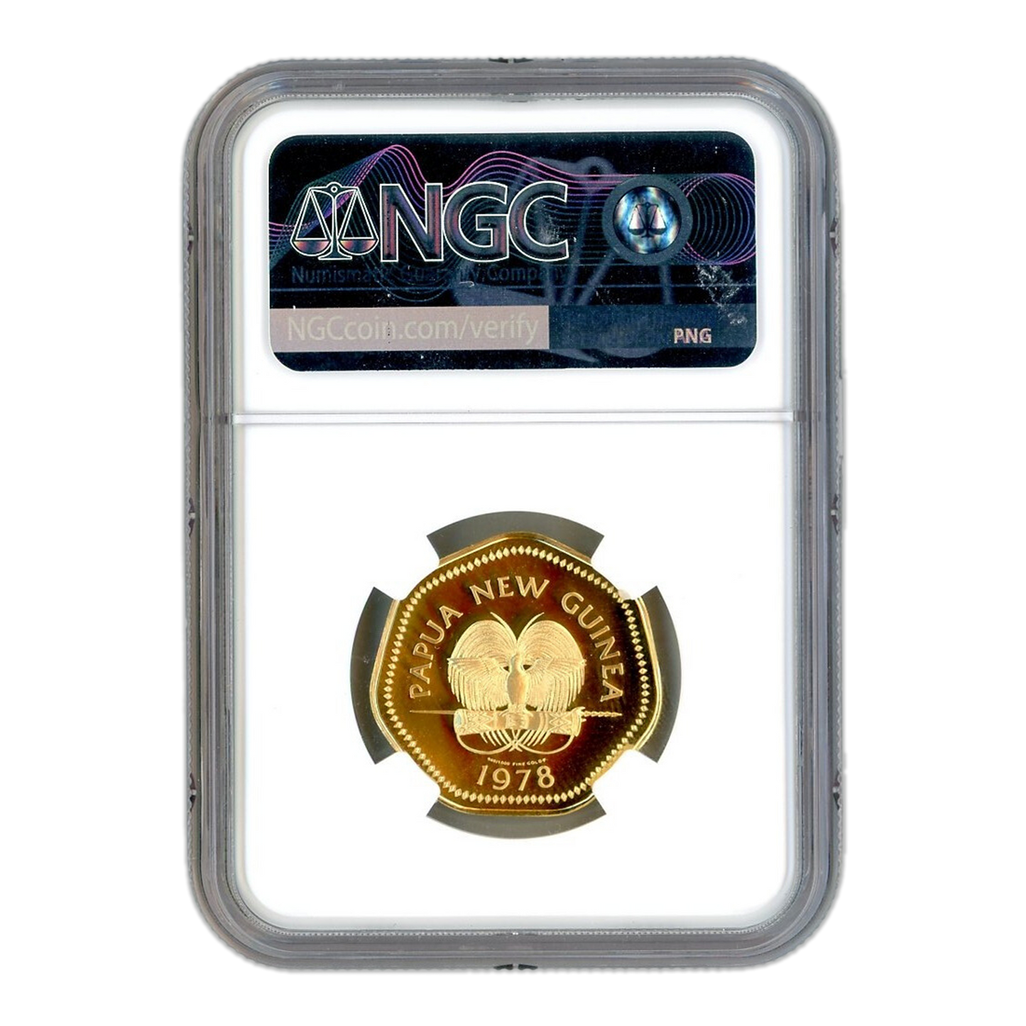 1978FM Papua New Guinea - 100 Kina Gold Birdwing Butterfly - NGC PF70 Ultra Cameo