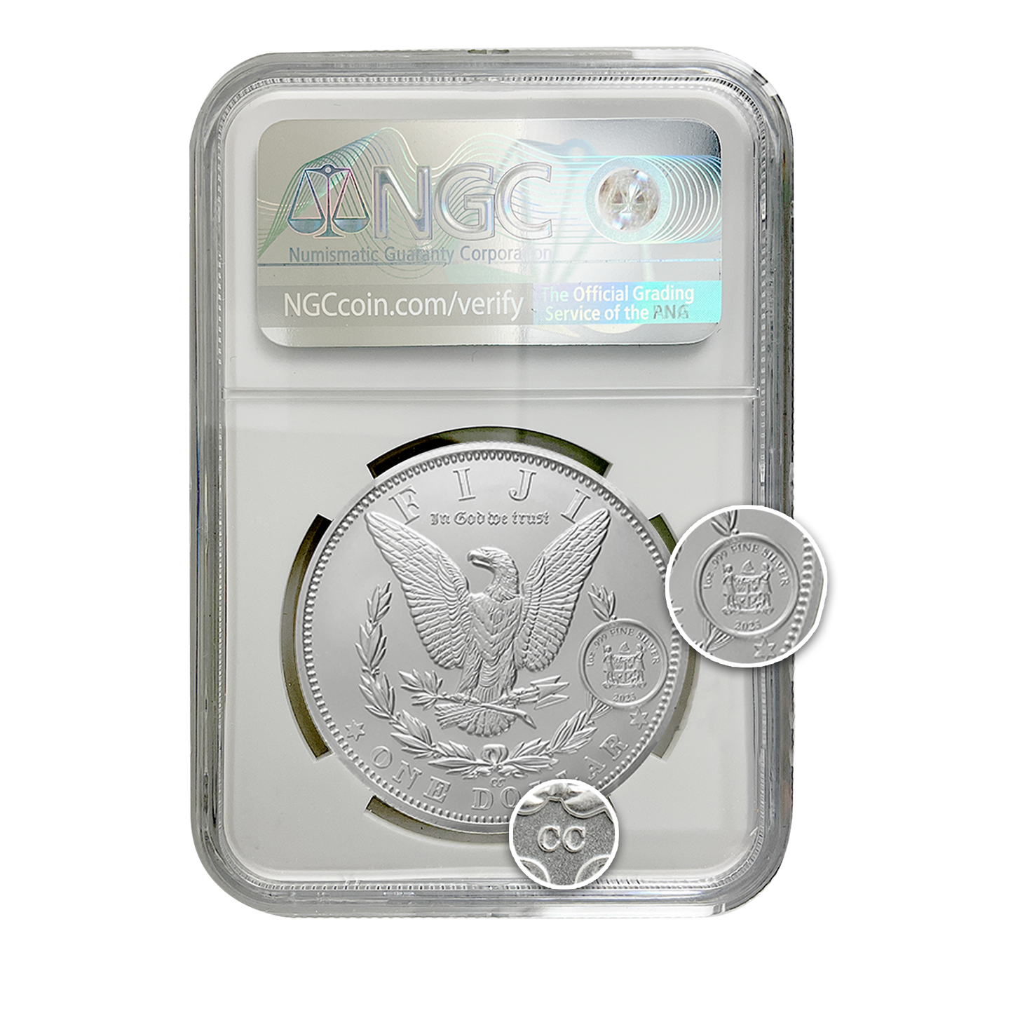 2023 Fiji Morgan Dollar Carson City - NGC MS70 In God We Trust Label Grab Bag