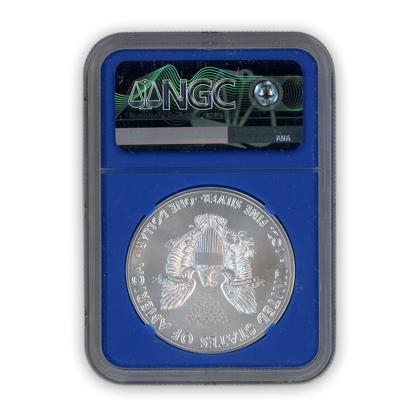 2020(S) Silver Eagle - Emergency Production - NGC MS70 FDOI Blue Core