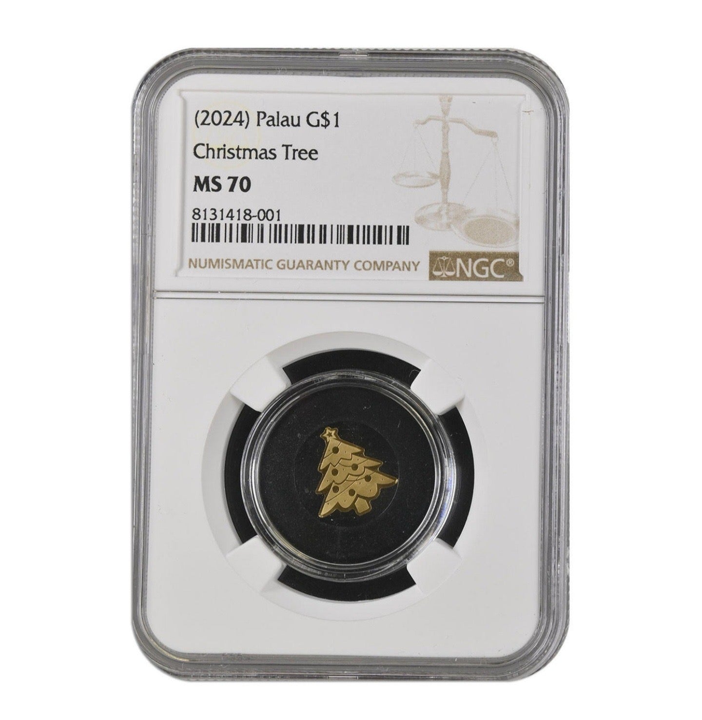 2024 Palau Christmas Tree - NGC MS70