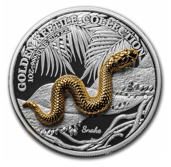 2023 Samoa Golden Reptiles - 3 pcs Set - 1 oz Silver