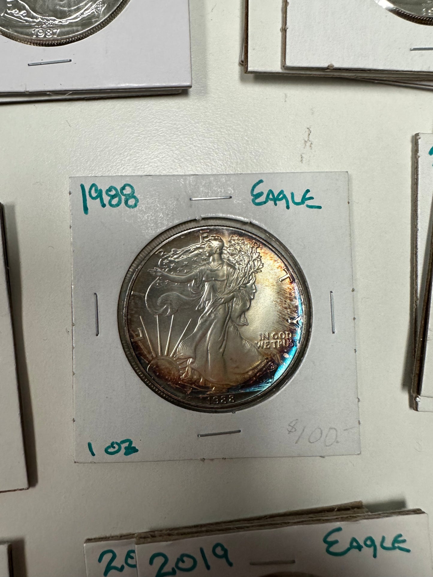 Silver Eagle Green Tag Grab Bag - CoinsTV