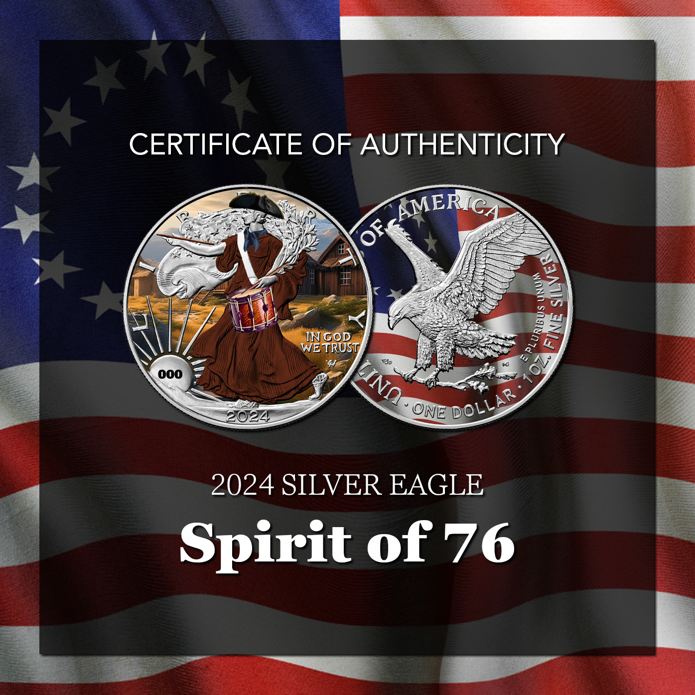 2024 Spirit of 76 Silver Eagle