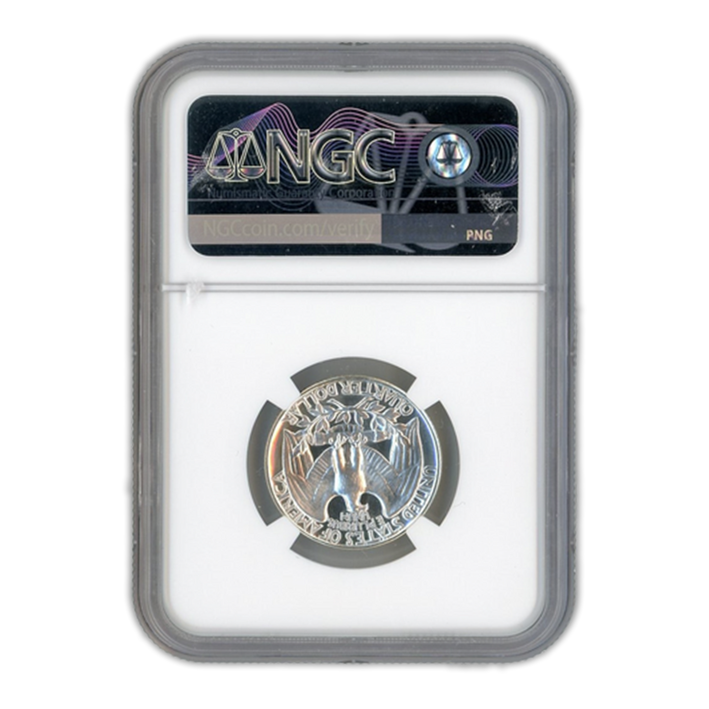 1964 Washington Silver Quarter Philadelphia - NGC PF69 Cameo Sight White - CoinsTV