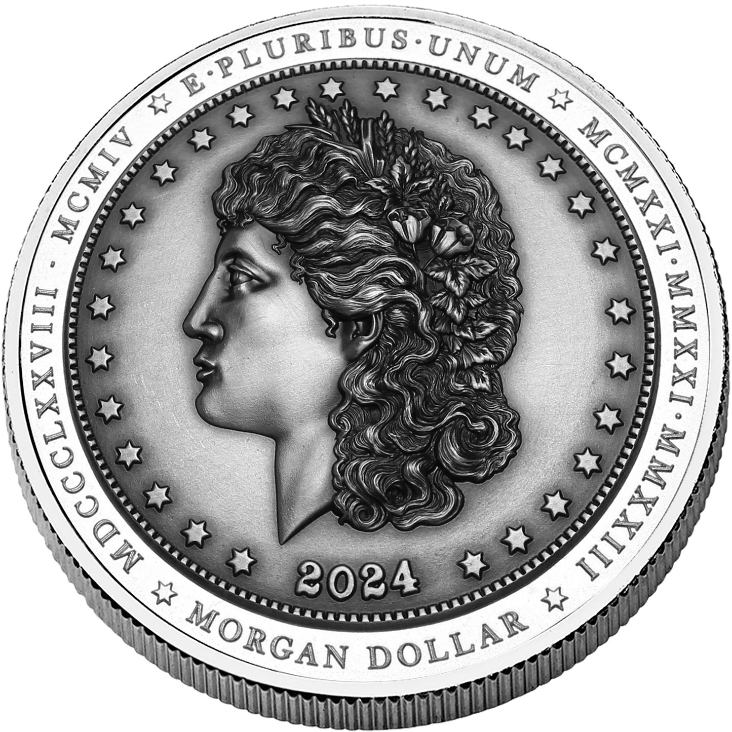 2024 Niue Morgan Dollar UHR Dual Finish 1 oz Silver Coin