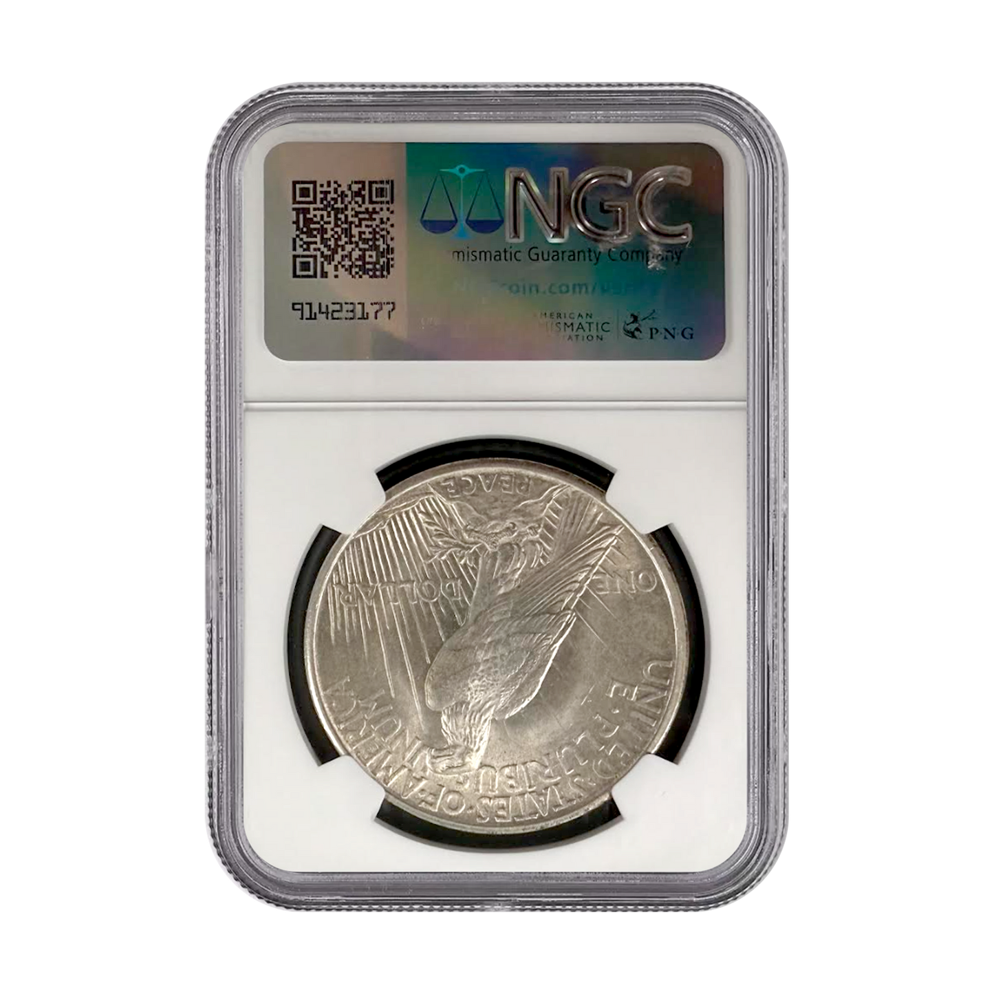 1921 Peace Silver Dollar - High Relief NGC MS64 - CoinsTV