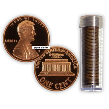 Sunshine Proof Cent Rolls - CoinsTV