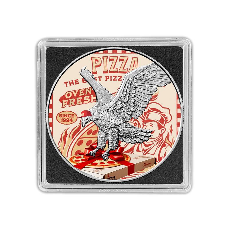 2025 Chromatics Favorite Foods Silver Eagle - Pizza Edition - CoinsTV