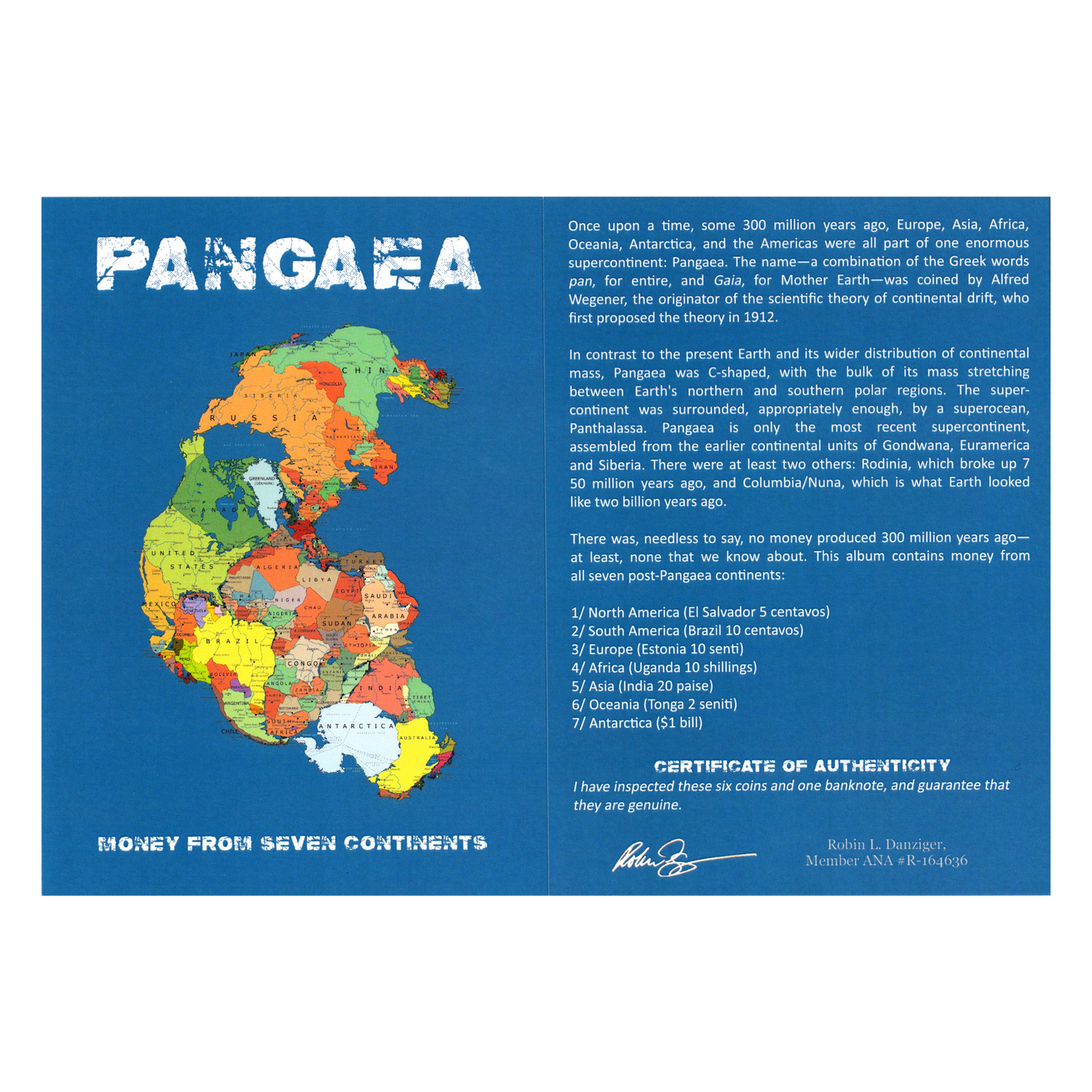 Pangaea: Money of the Seven Continents Album