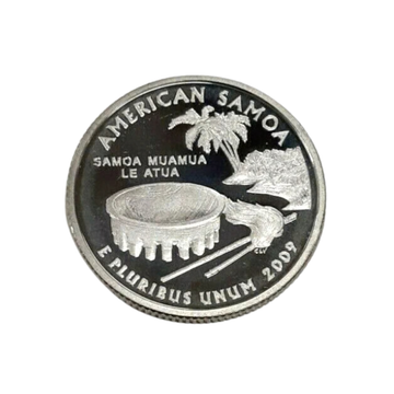 2009-S Samoa Silver Proof Quarter - CoinsTV