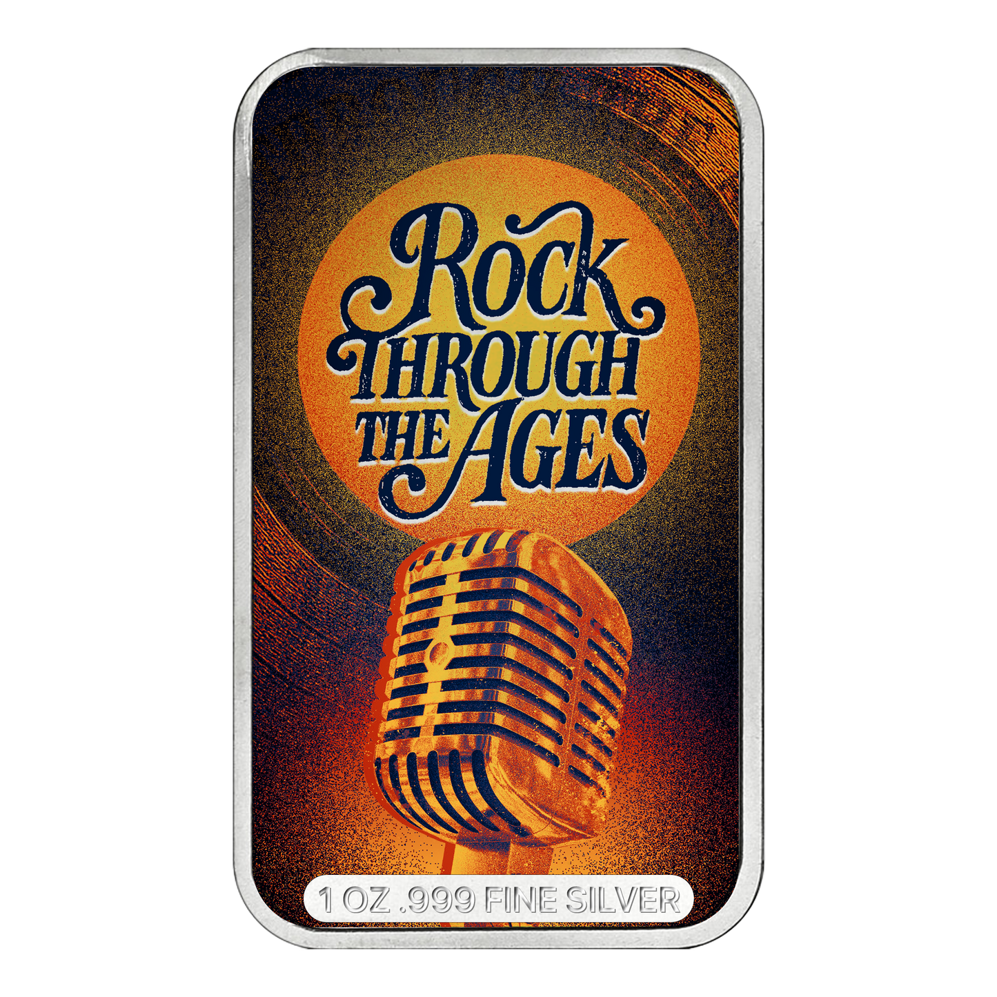 Rock Through the Ages Series 1: 50s 1 oz Silver Bar