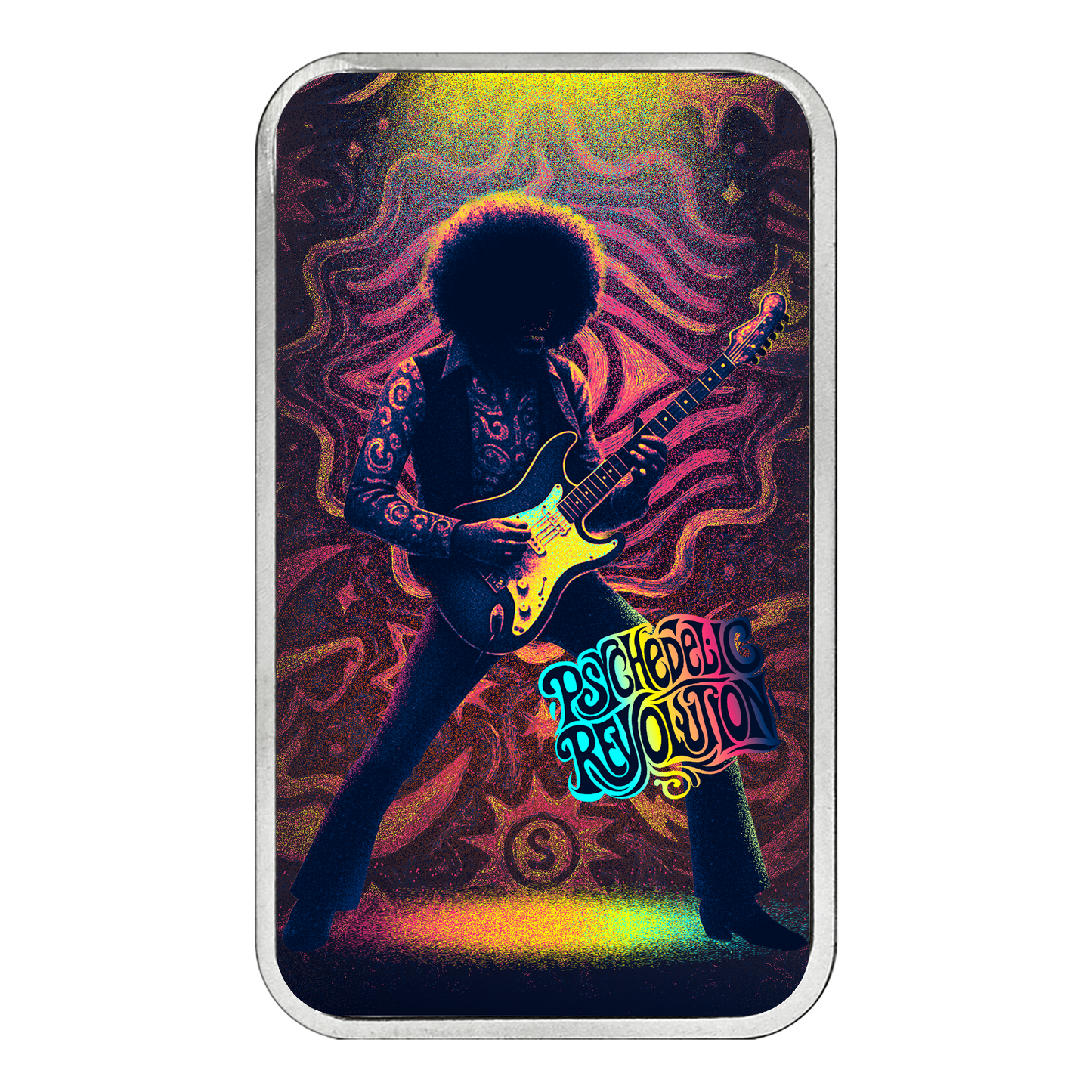 Rock Through the Ages Series 2: 60s 1 oz Silver Bar