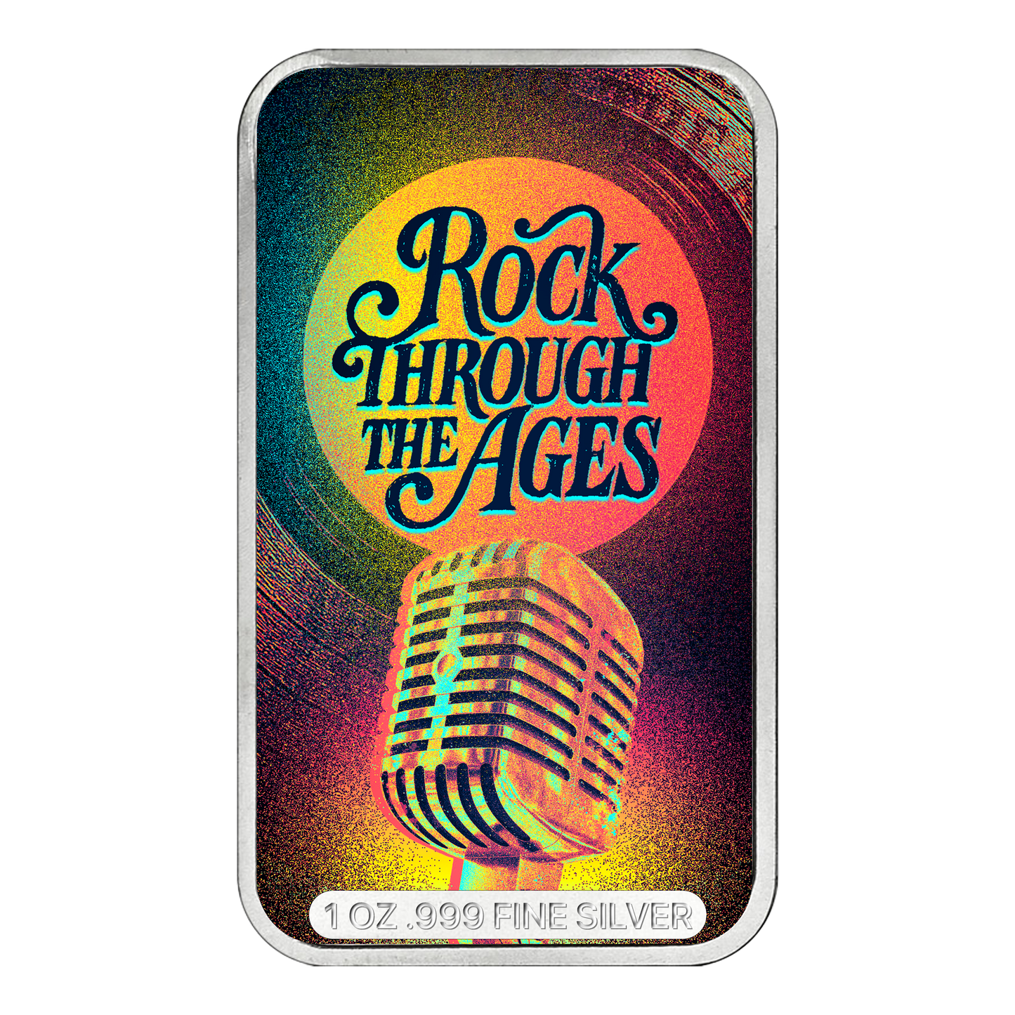 Rock Through the Ages Series 2: 60s 1 oz Silver Bar