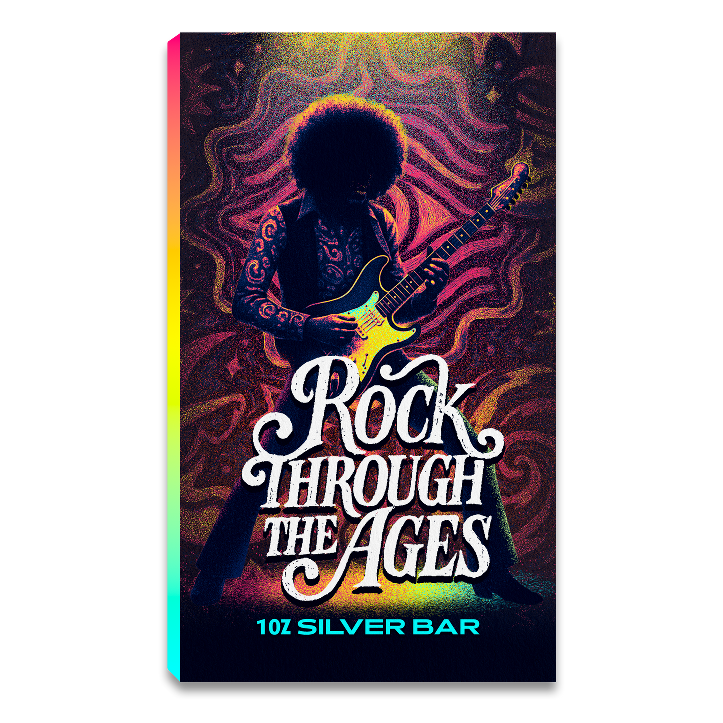 Rock Through the Ages Series 2: 60s 1 oz Silver Bar