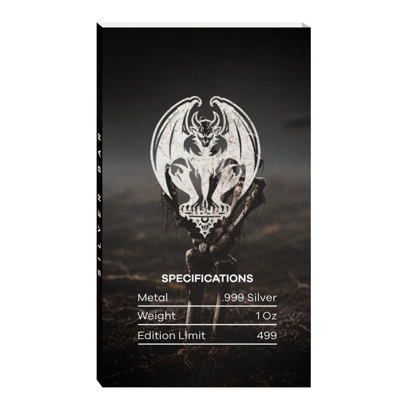 2025 Halloween Series - Silver Eagle & Bar Set - Skeleton Edition