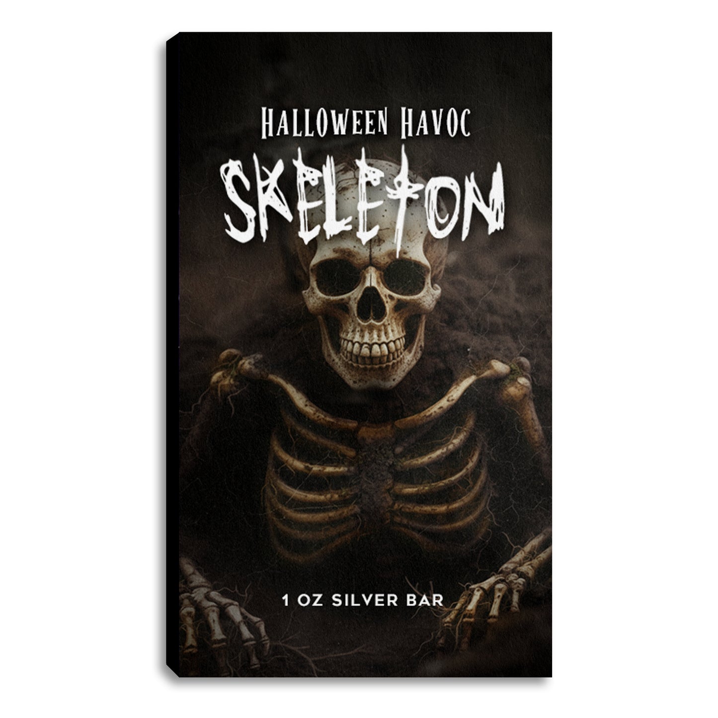2025 Halloween Series - Silver Eagle & Bar Set - Skeleton Edition