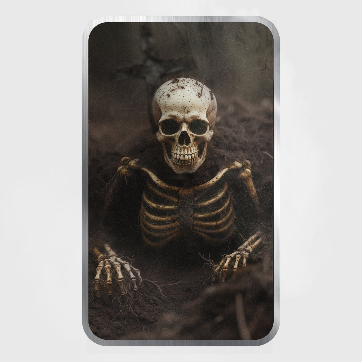 2025 Halloween Series - Silver Eagle & Bar Set - Skeleton Edition