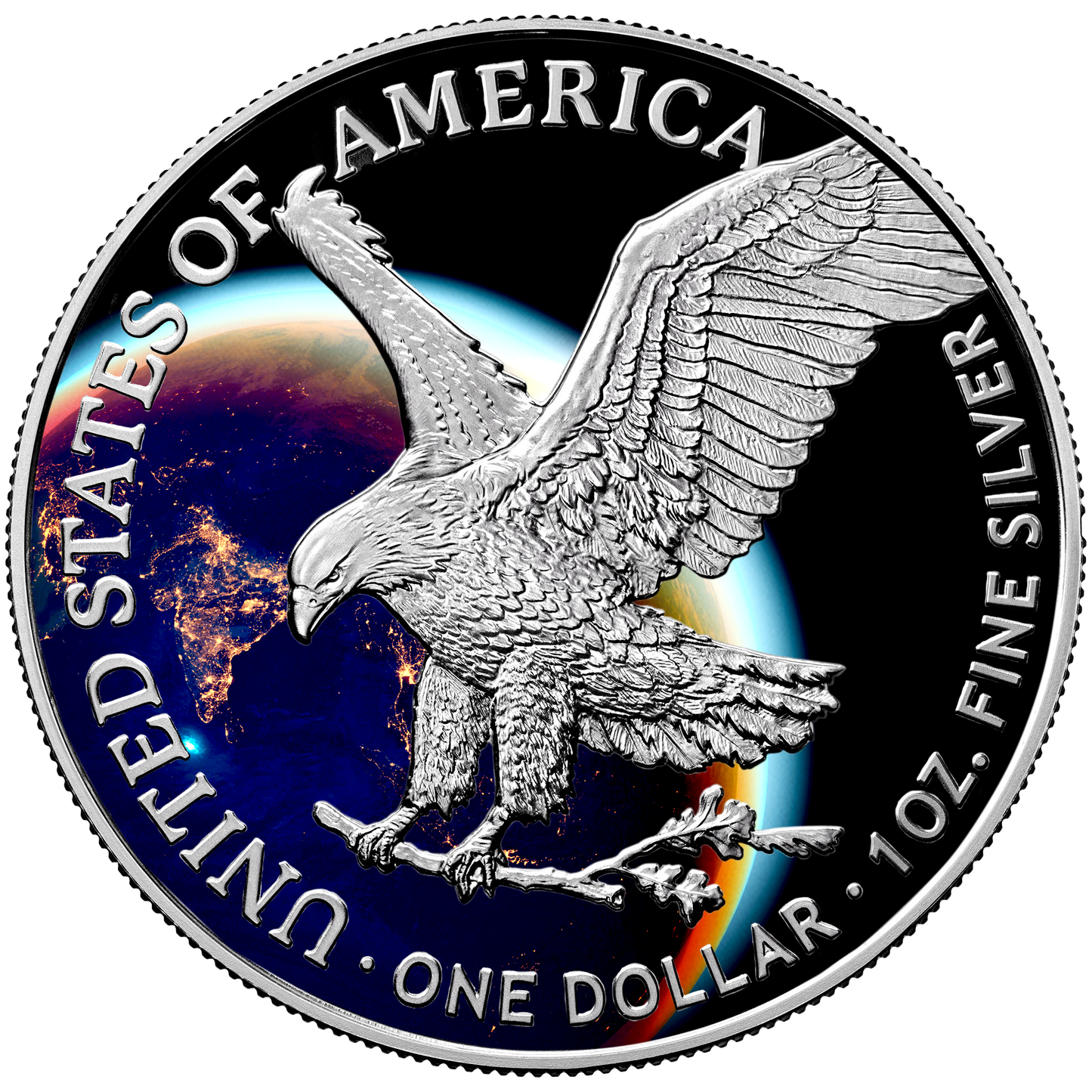 2025 Chromatics Silver Eagle - Earth by Night Edition