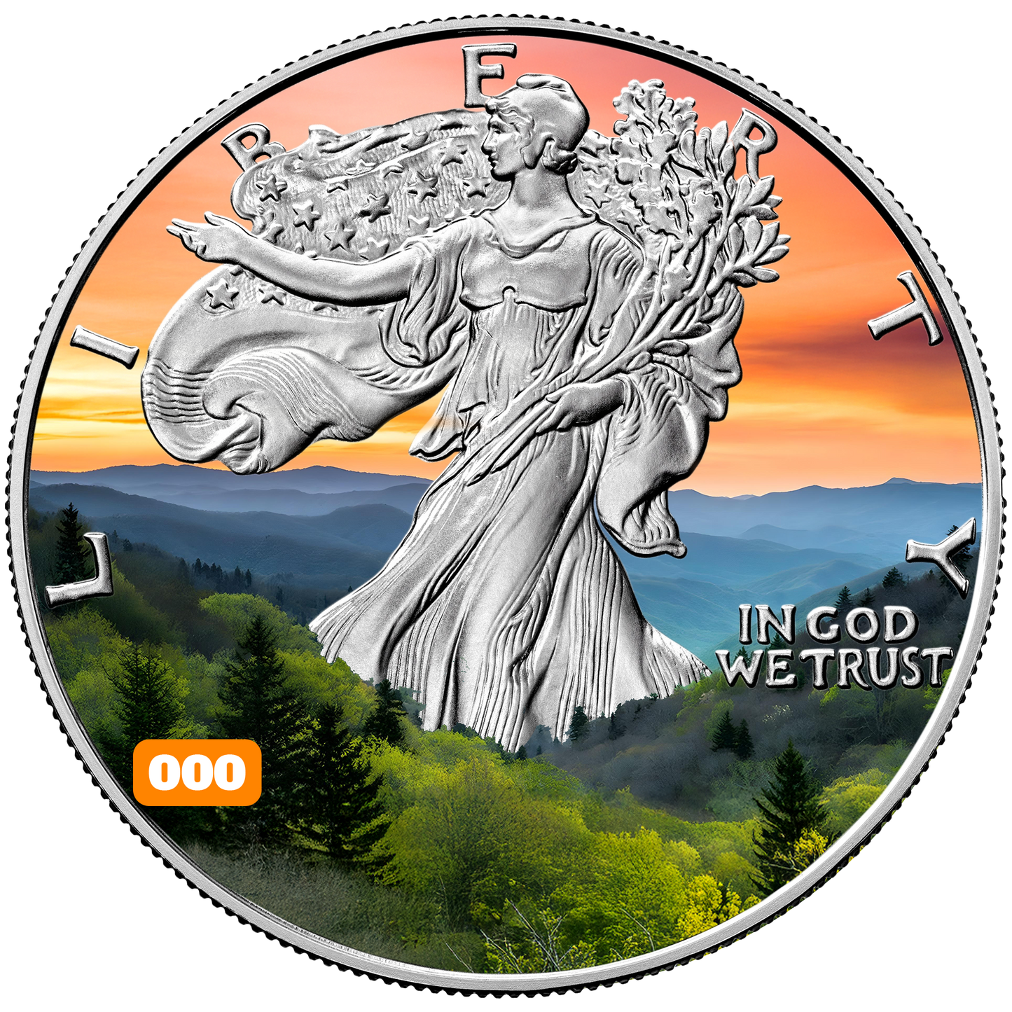 2025 Silver Eagle - Great Smoky Mountains - National Parks Series