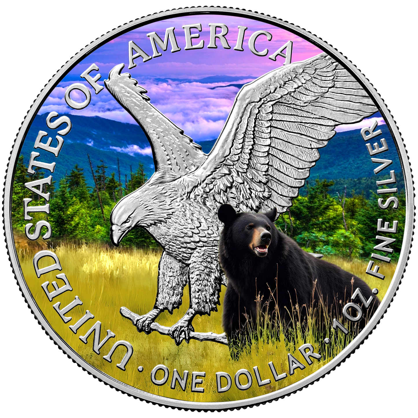 2025 Silver Eagle - Great Smoky Mountains - National Parks Series