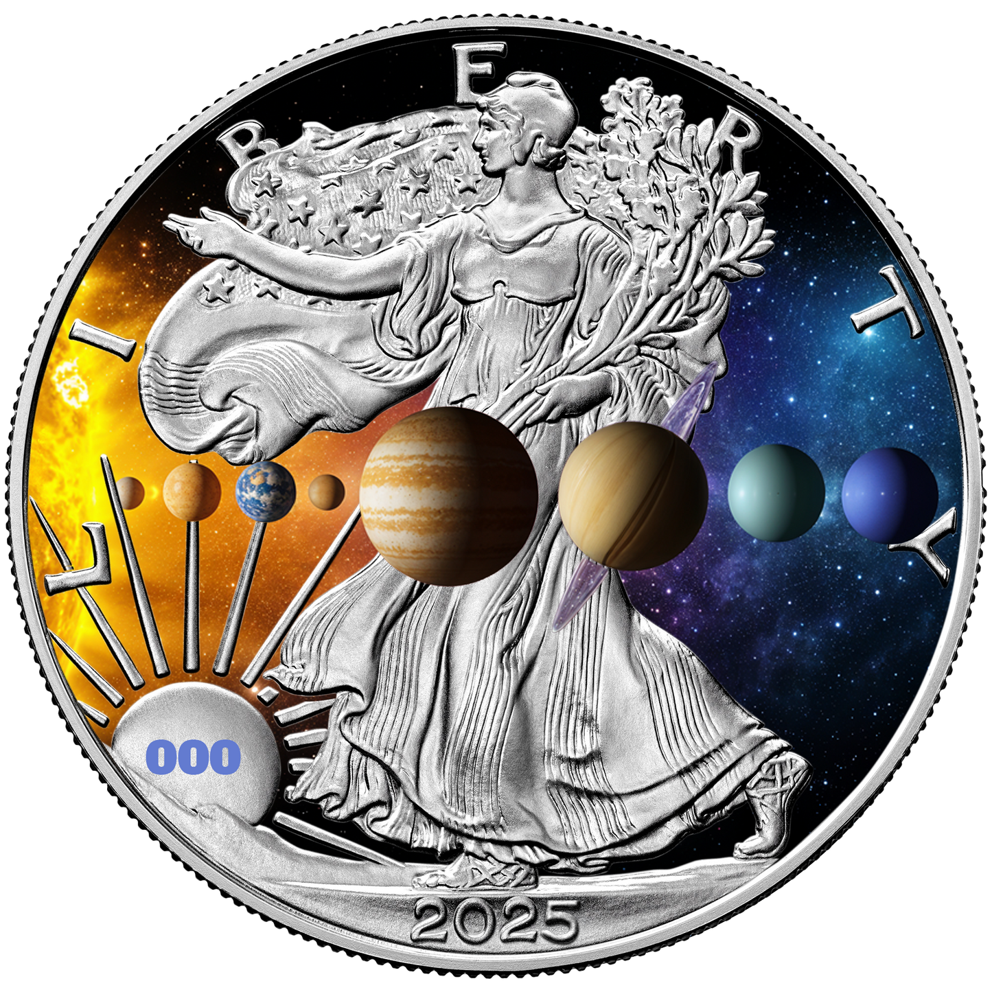 2025 Journey’s End Silver Eagle - Solar System Completer Edition - CoinsTV
