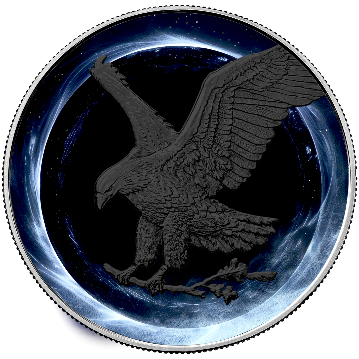 2024 Silver Eagle - Black Hole Star Privy Edition - CoinsTV