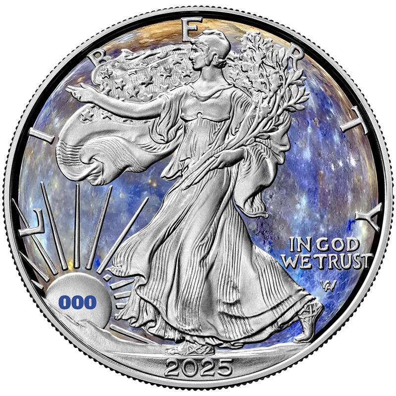 2025 Mercury Silver Eagle - Planets of the Solar System Series