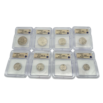 2026 America 250th Semiquincentennial 8-Piece Set P&D - ICG MS67 Initial Release