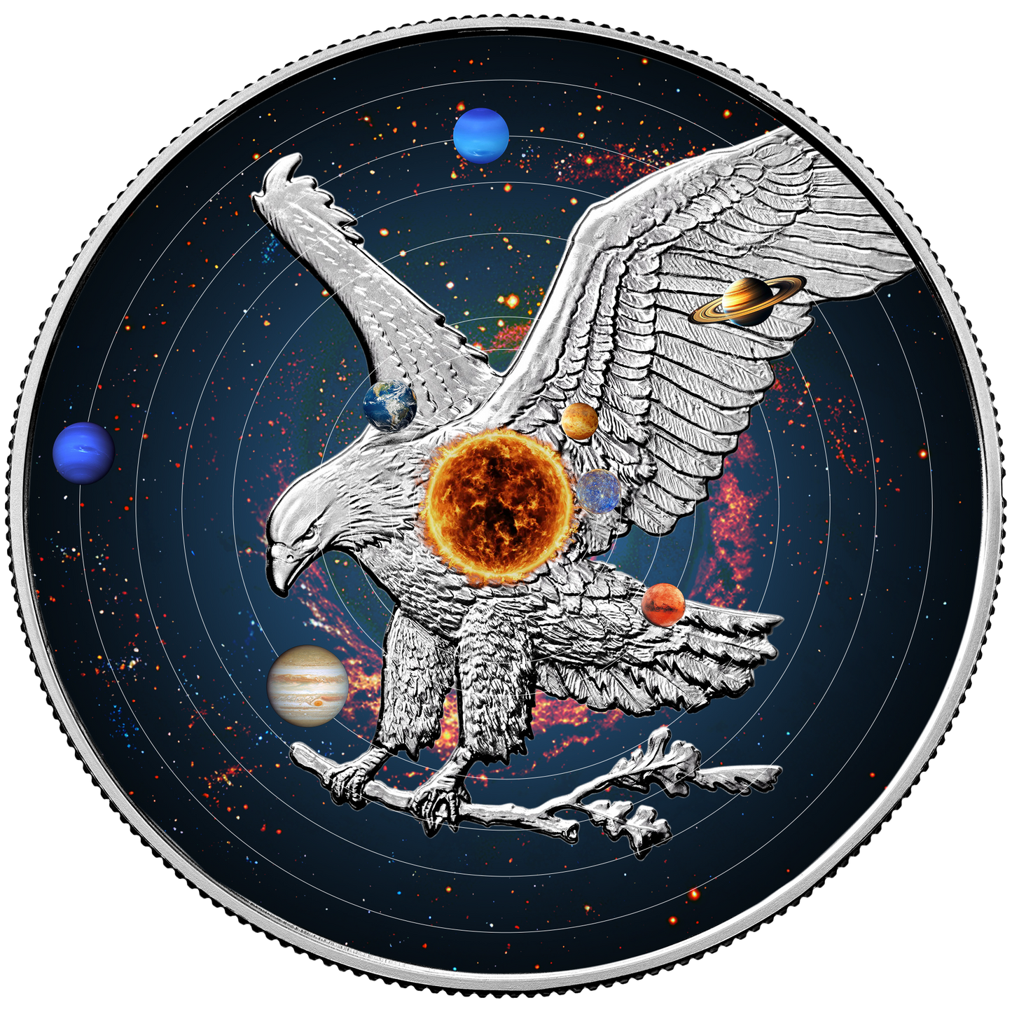 2025 Journey’s End Silver Eagle - Solar System Completer Edition - CoinsTV