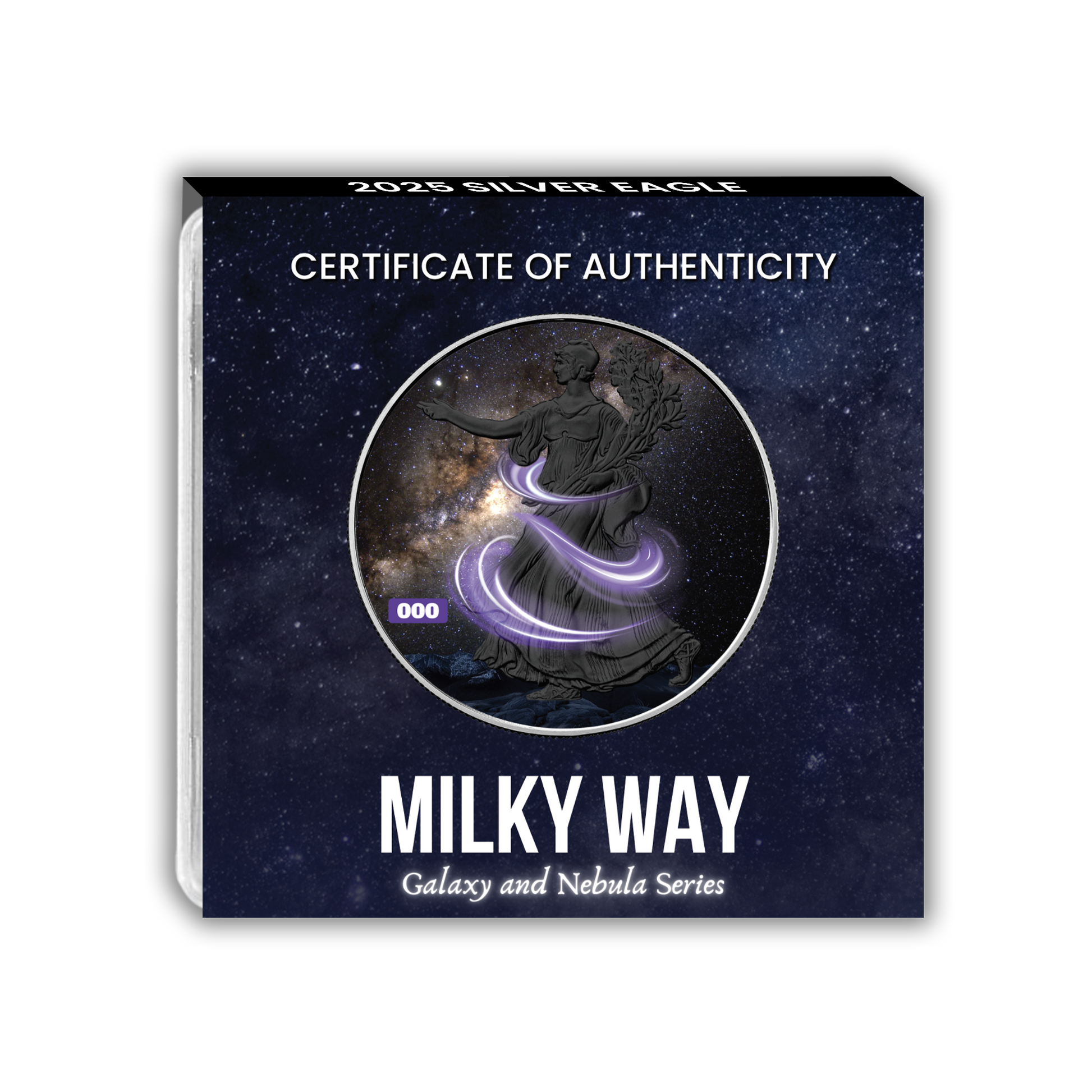 2025 Chromatics Silver Eagle - Milky Way Galaxy - CoinsTV