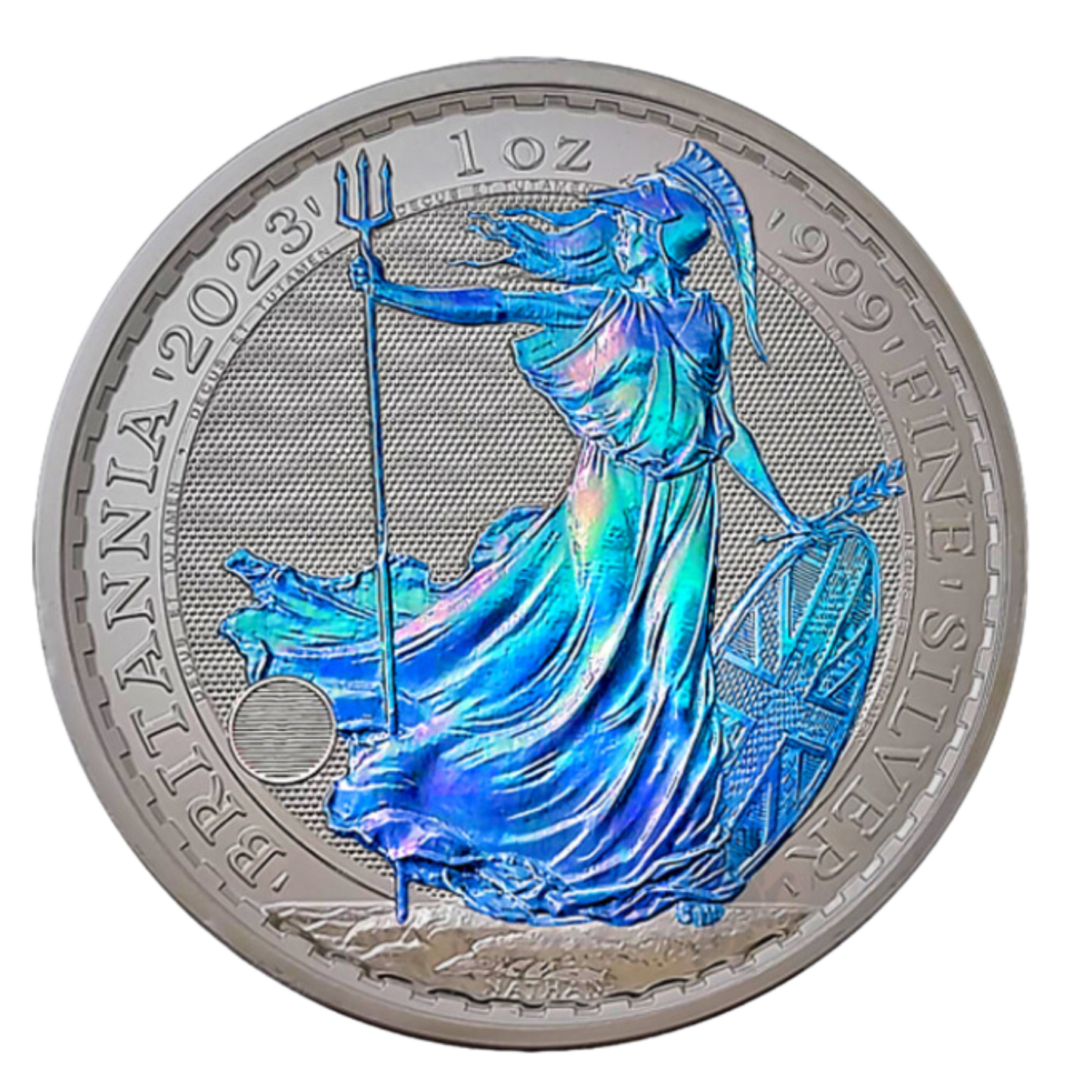 2023 1 oz Great Britain Britannia Hologram Silver Coin