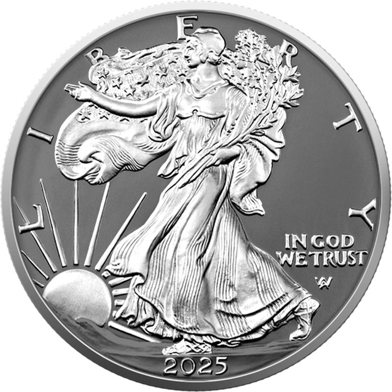 2025 U.S. Eagle Silver Ring Edition 1 oz Silver Coin - CoinsTV