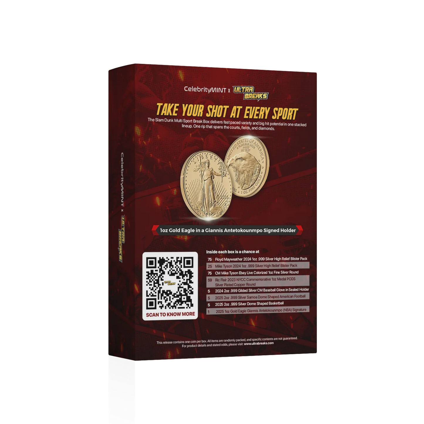 UltraBreaks x Celebrity Mint: Slam Dunk Multi Sport Break Box - CoinsTV