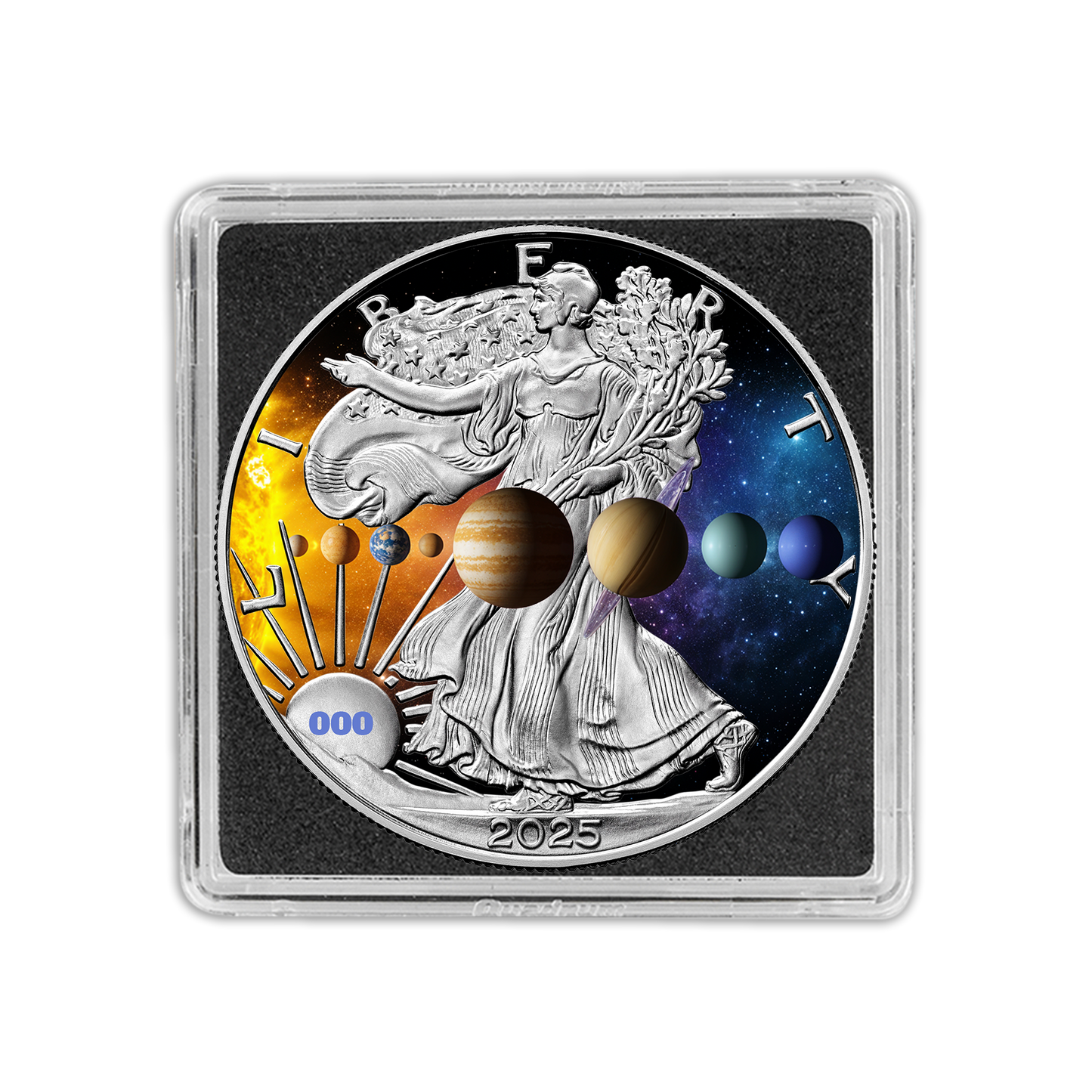 2025 Journey’s End Silver Eagle - Solar System Completer Edition - CoinsTV