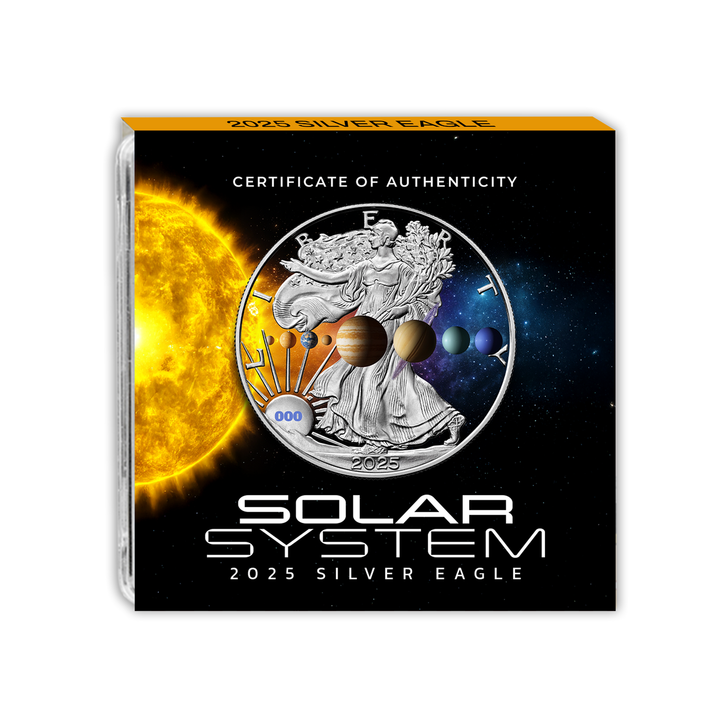 2025 Journey’s End Silver Eagle - Solar System Completer Edition - CoinsTV