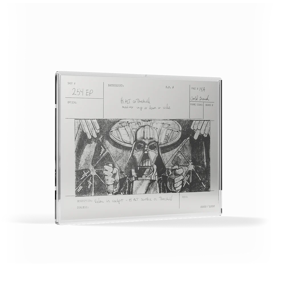 2026 Niue Star Wars™ Darth Vader - Trench Run 1 oz Silver Foil