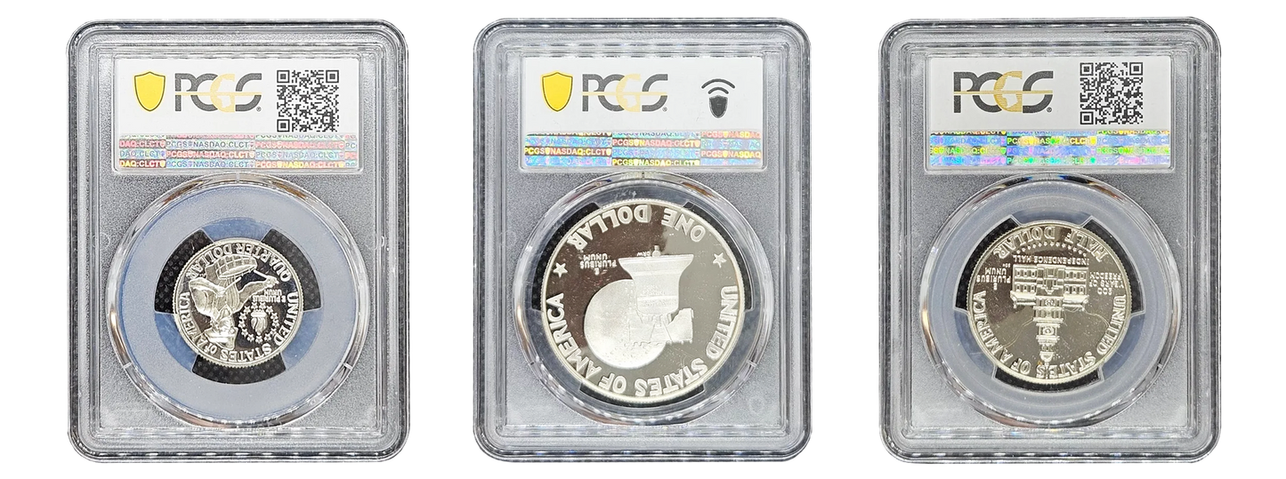 1976-S Bicentennial Silver 3 pcs Set - PCGS PR69 DCAM - CoinsTV
