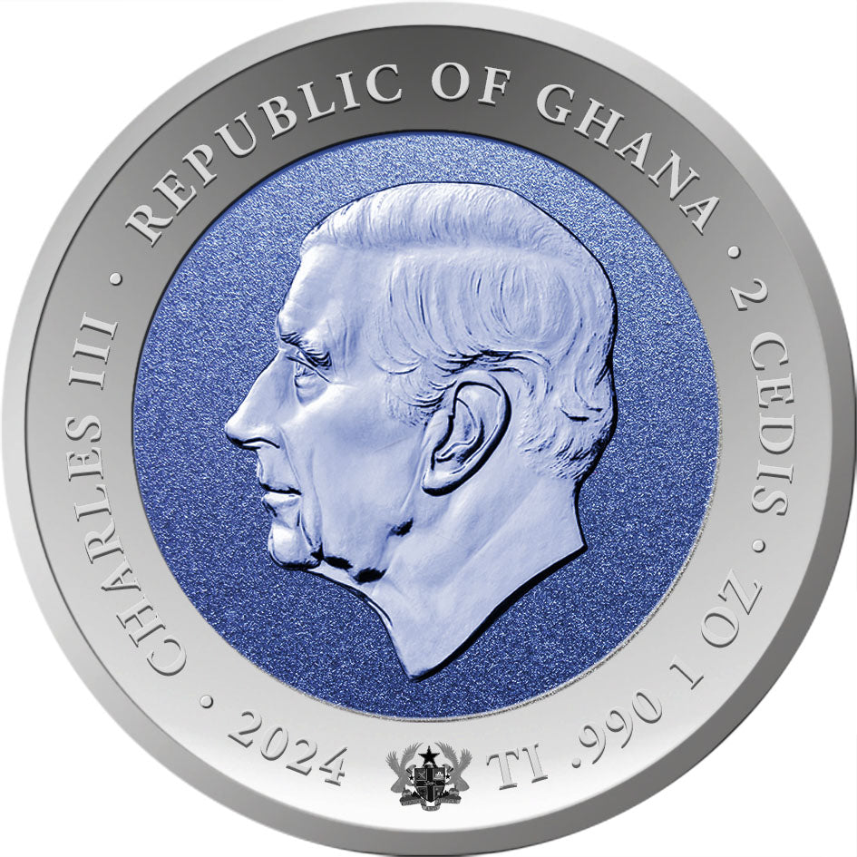 2024 Ghana Final Space Walk 1 oz Titanium Coin - CoinsTV