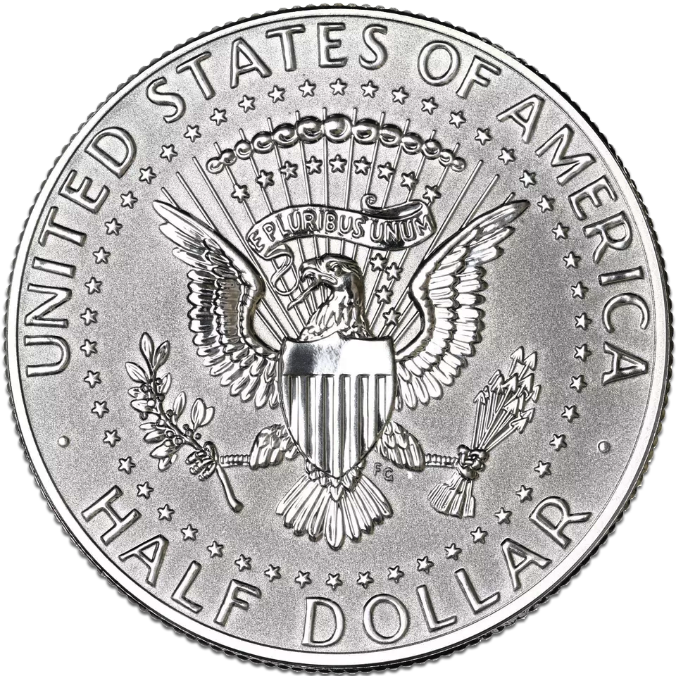 2018 S Kennedy Half Dollar 90% Silver Gem Deep Cameo Reverse Proof - CoinsTV