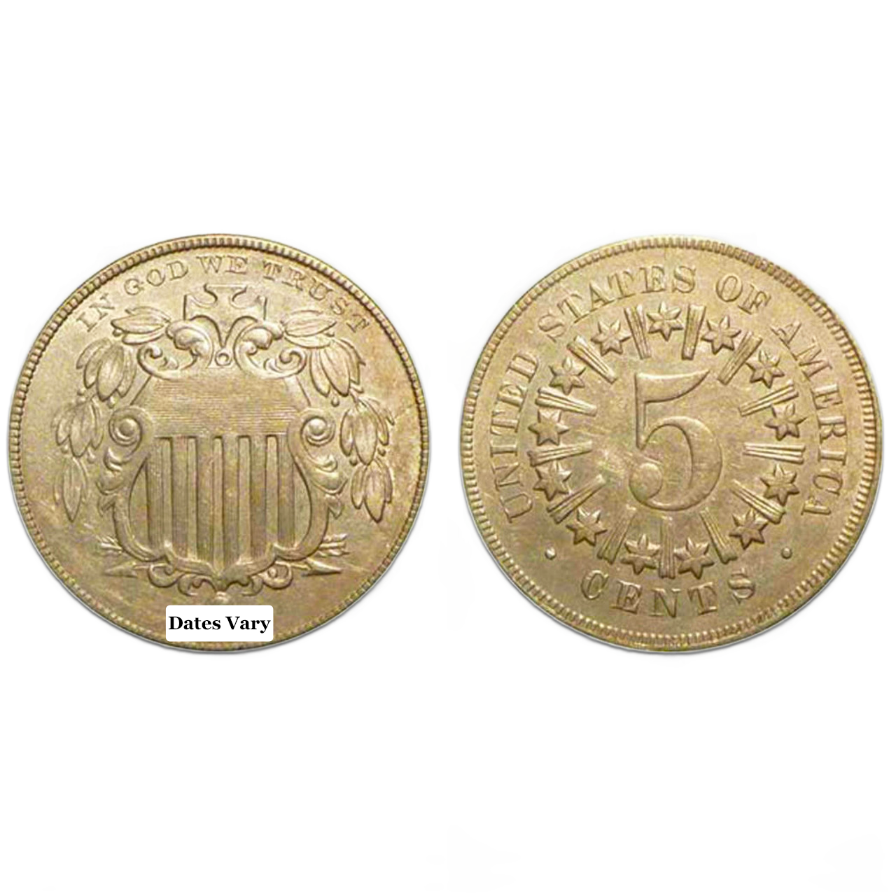 Shield Nickels - Collector Quality - CoinsTV