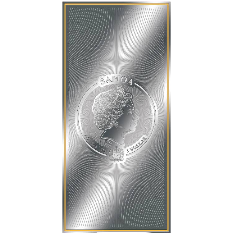 Game of Thrones - House of the Dragon Targaryen Silver Note - DELUXE Packaging Samoa