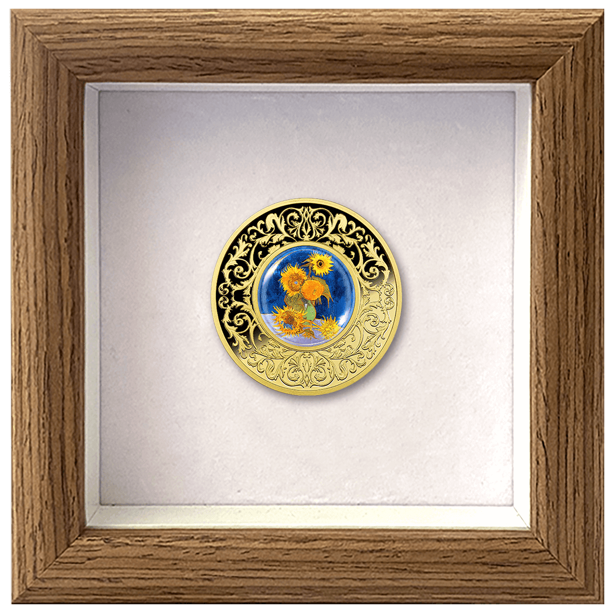 2025 Cameroon Flowers in Painting - Van Gogh Sunflowers 17.5g Silver Coin