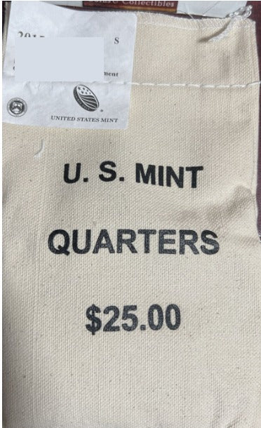 100 BU S Mint Quarters Canvas Grab Bag Deal - CoinsTV