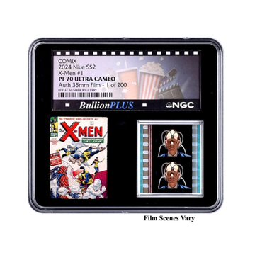 2024 Niue X-Men #1 Comix 1 oz Silver - NGC PF70UCAM with Authenticated 35mm Film - CoinsTV