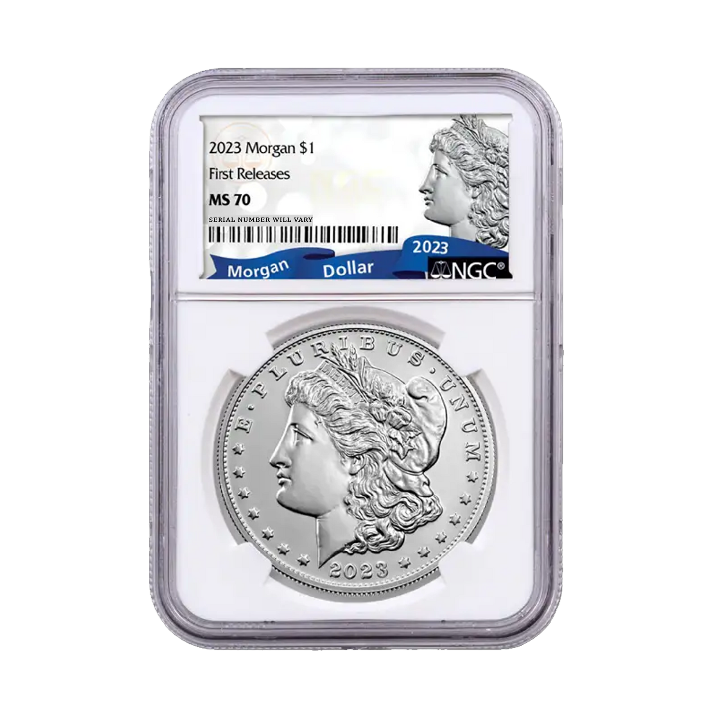 2023(P) Morgan Silver Dollar - NGC MS70 First Releases with Morgan Label