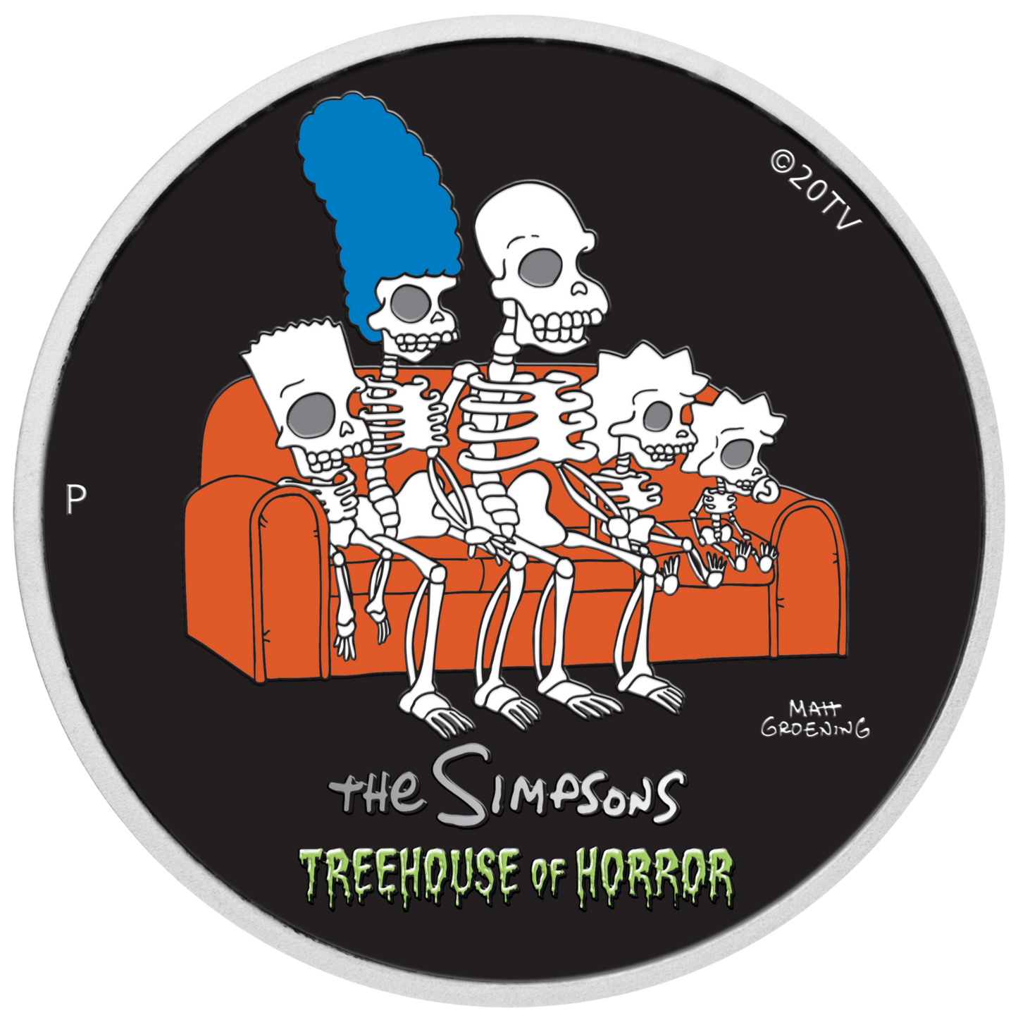 2022 Simpsons Treehouse of Horror 1 oz Silver Coin OGP - CoinsTV